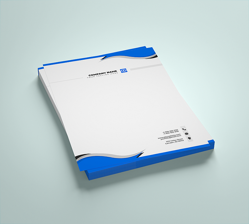 فایل لایه باز سربرگ شرکتی و تجاری | شناسه SB-160030