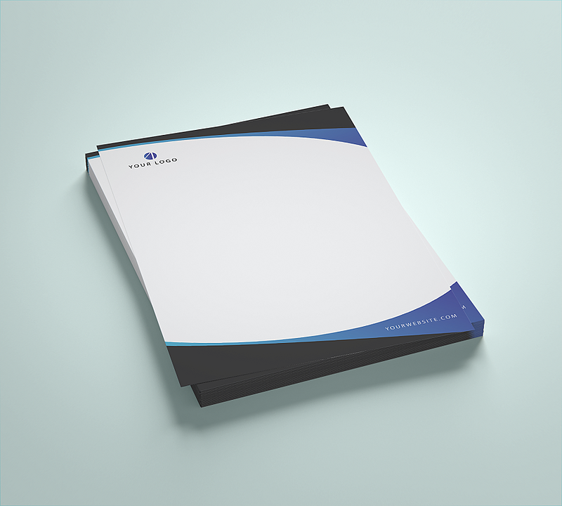فایل لایه باز سربرگ شرکتی و تجاری | شناسه SB-160035