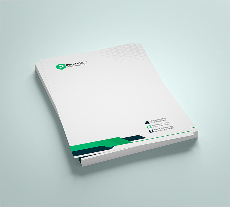 فایل لایه باز سربرگ شرکتی و تجاری | شناسه SB-160036