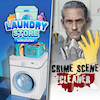 اکانت قانونی بازی  Laundry Store Simulator & Crime Scene Cleaner برای کنسول PS5  