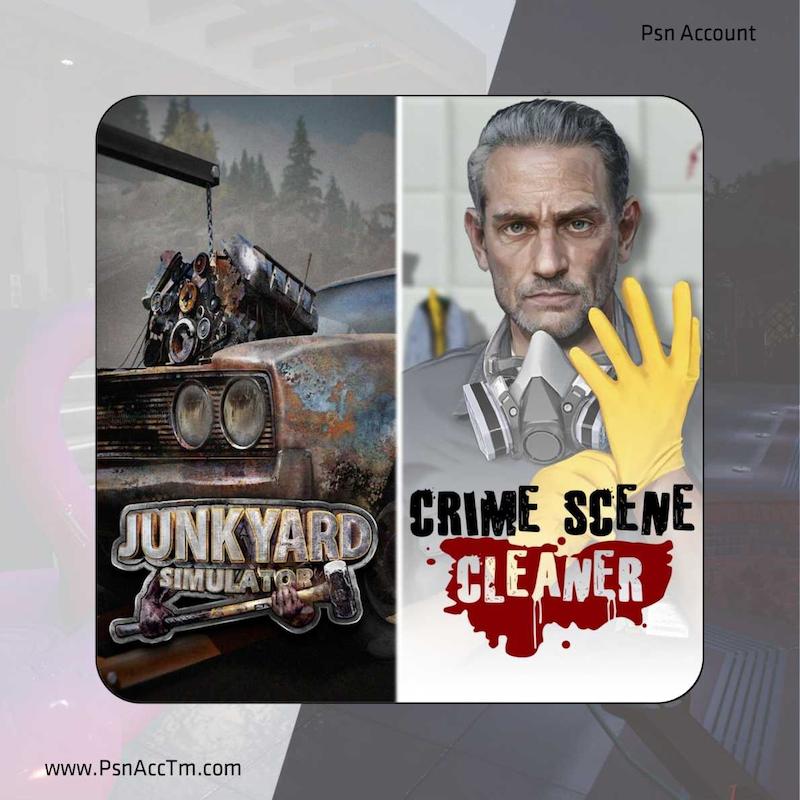 اکانت قانونی بازی   Junkyard Simulator & Crime Scene Cleaner برای کنسول PS5 