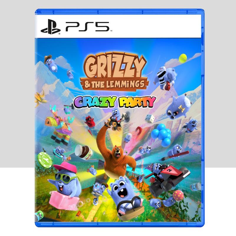 دیسک بازی  Grizzy and the Lemmings Crazy Party کارکرده و آکبند برای  PS5   