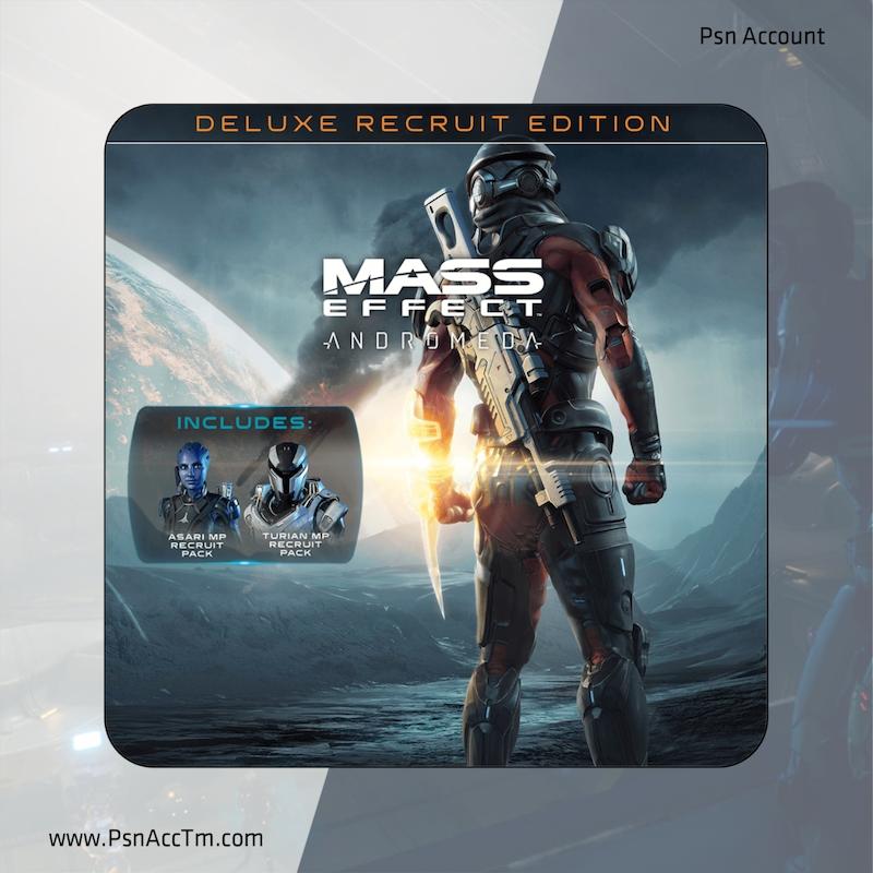 کاور بازی مس افکت آندرومدا دلوکس ریکروت Mass Effect Andromeda Deluxe Recruit Edition