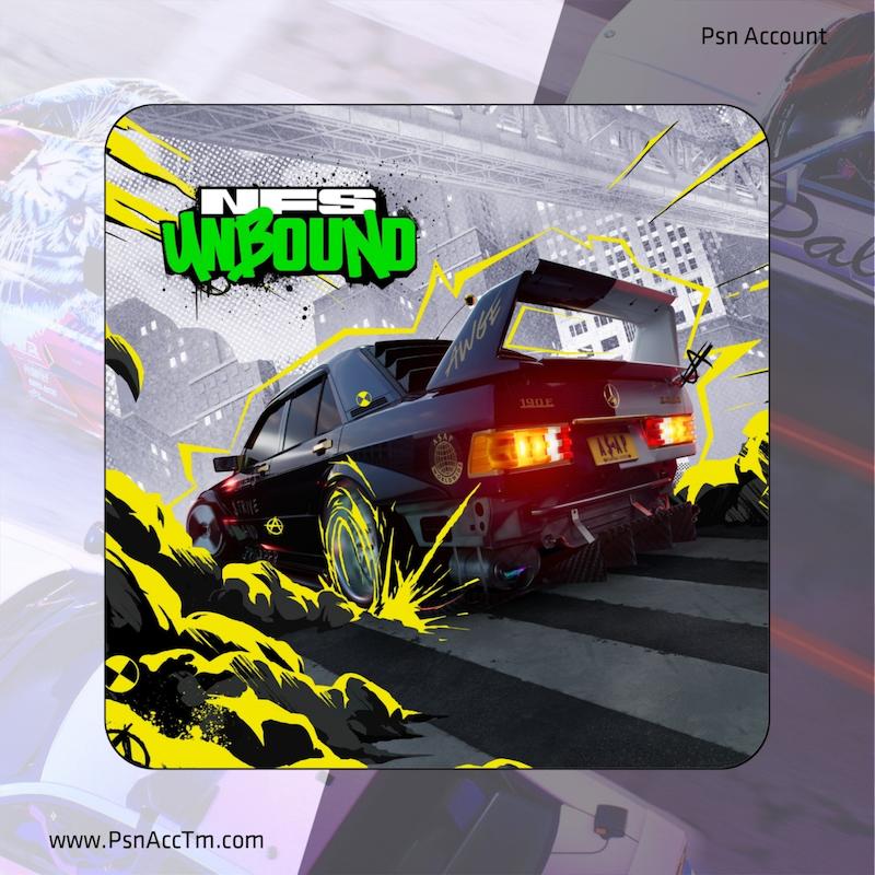 کاور بازی نید فور اسپید آنباند Need for Speed Unbound برای پلی‌استیشن