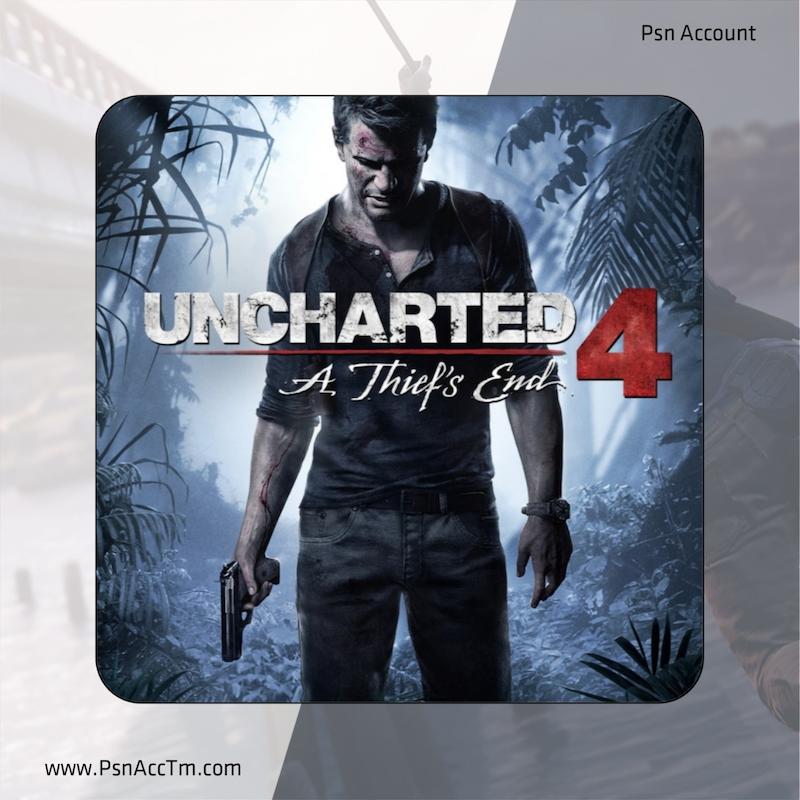  خرید اکانت بازی UNCHARTED 4 A Thief’s End   - متن جایگزین تصویر: کاور اکانت دیجیتال بازی آنچارتد ۴ پایان یک دزد برای پلی‌استیشن  