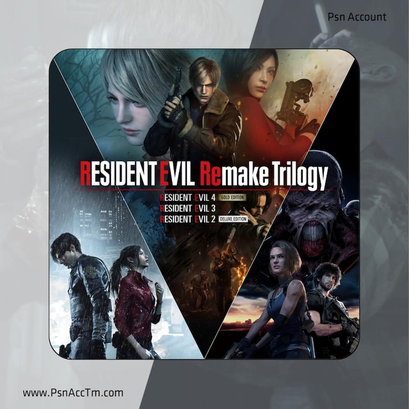  خرید اکانت قانونی بازی Resident Evil Remake Trilogy کاور سه گانه ریمیک رزیدنت اویل