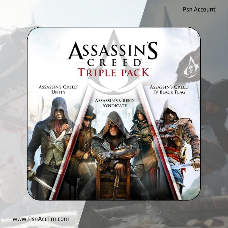 خرید و اجاره بازی Assassin's Creed Triple Pack / پک سه گانه اساسین کرید برای پی اس فور