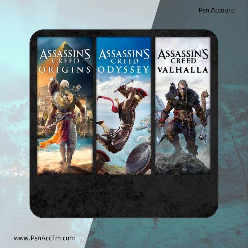 Alt Text: خرید و اجاره بازی Assassin's Creed Mythology Pack / پک اساطیری اساسین کرید برای PS5 و PS4 / پی اس فایو و پی اس فور