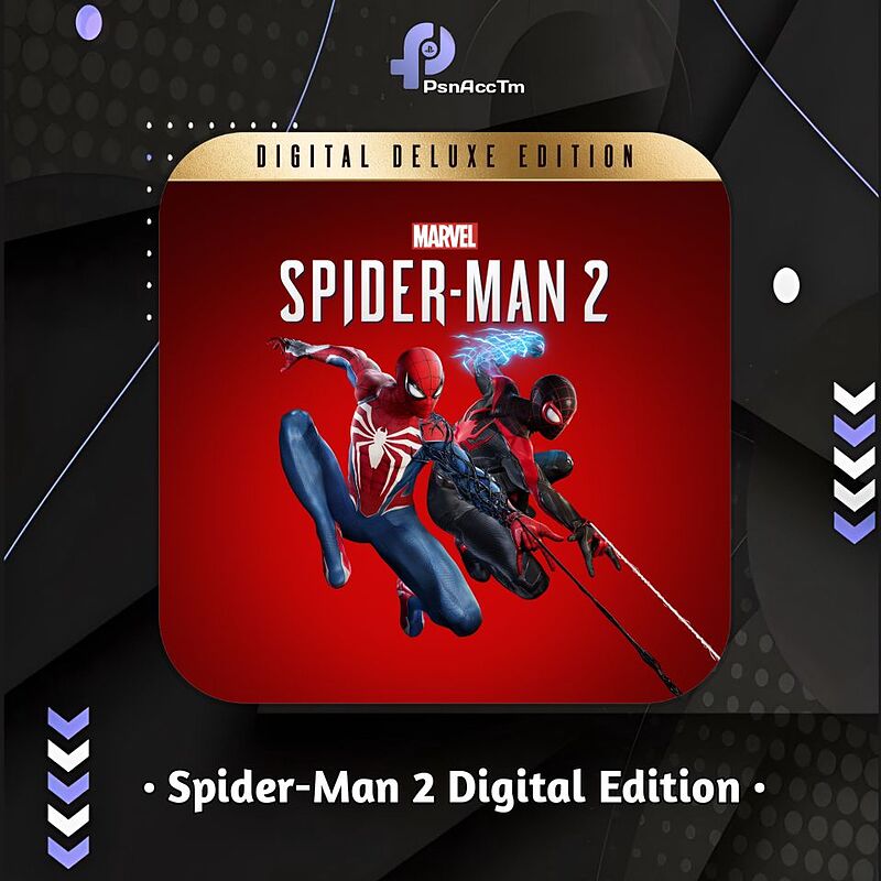 اکانت قانونی بازی Marvels SpiderMan 2 Digital Deluxe Edition برای کنسول PS5