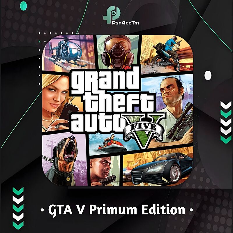 اکانت قانونی بازی Grand Theft Auto V Premium Edition برای کنسول PS4 و PS5