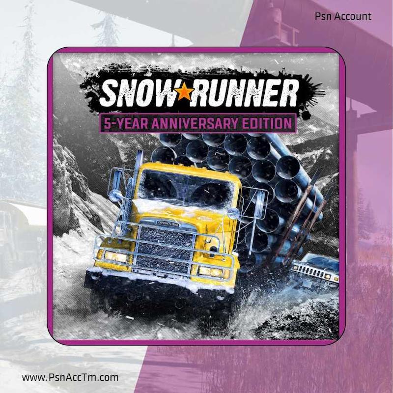 خرید و اجاره بازی SnowRunner 5-Year Anniversary Edition / اسنورانر سالگرد پنجم برای PS5 و PS4 / پی اس فایو و پی اس فور