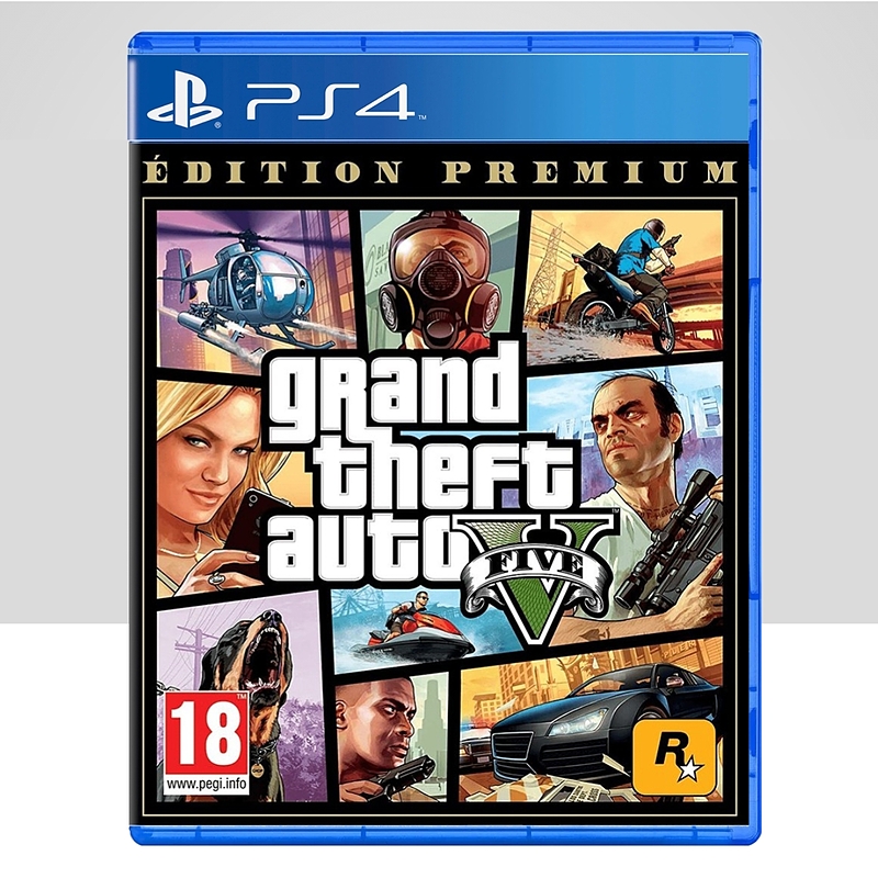 دیسک بازی GTA V Premium Edition کارکرده PS4