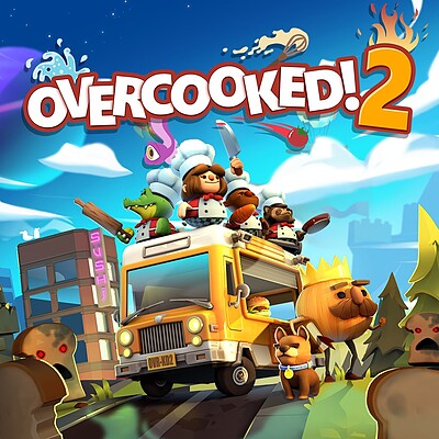 اکانت قانونی بازی OverCooked! 2 برای PS4 و PS5