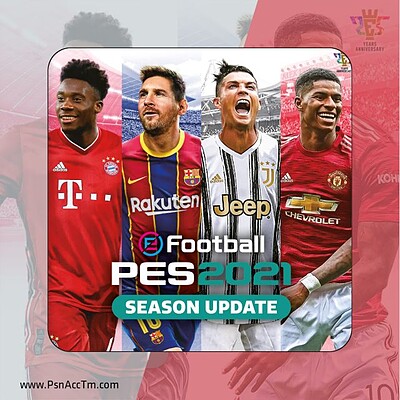 اکانت قانونی Pes 2021 برای PS4 و PS5