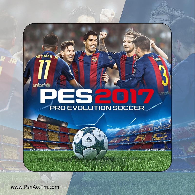 اکانت قانونی بازی PES 2017 (Pro Evolution Soccer) برای PS4 و PS5