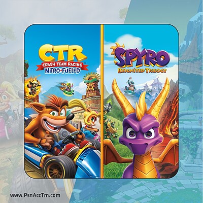 اکانت قانونی بازی Crash Team Racing Nitro-Fueled + Spyro Trilogy برای کنسول PS4 و PS5