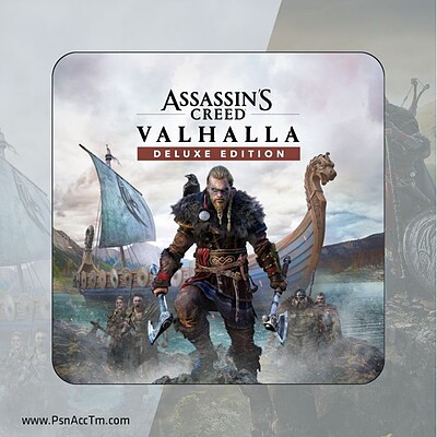 اکانت قانونی بازی Assassin's Creed Valhalla Deluxe Edition برای کنسول PS4 و PS5