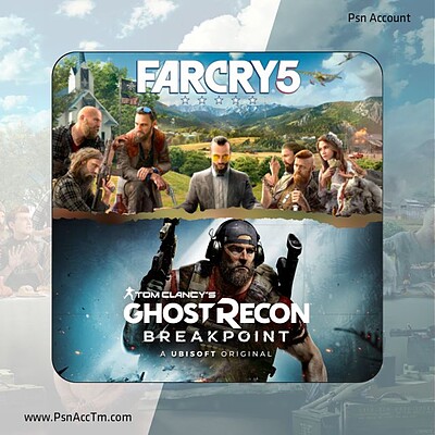 اکانت قانونی بازی  Ghost Recon Breakpoint + Far Cry 5 برای کنسول PS4 و PS5