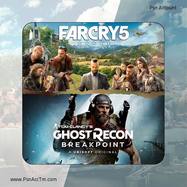 اکانت قانونی بازی  Ghost Recon Breakpoint + Far Cry 5 برای کنسول PS4 و PS5