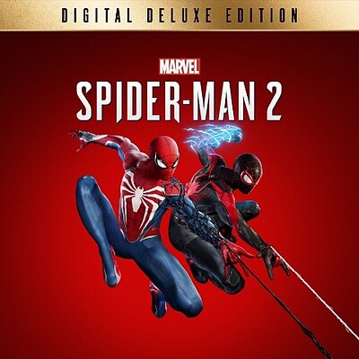 اکانت قانونی بازی Marvels SpiderMan 2 Digital Deluxe Edition برای کنسول PS5