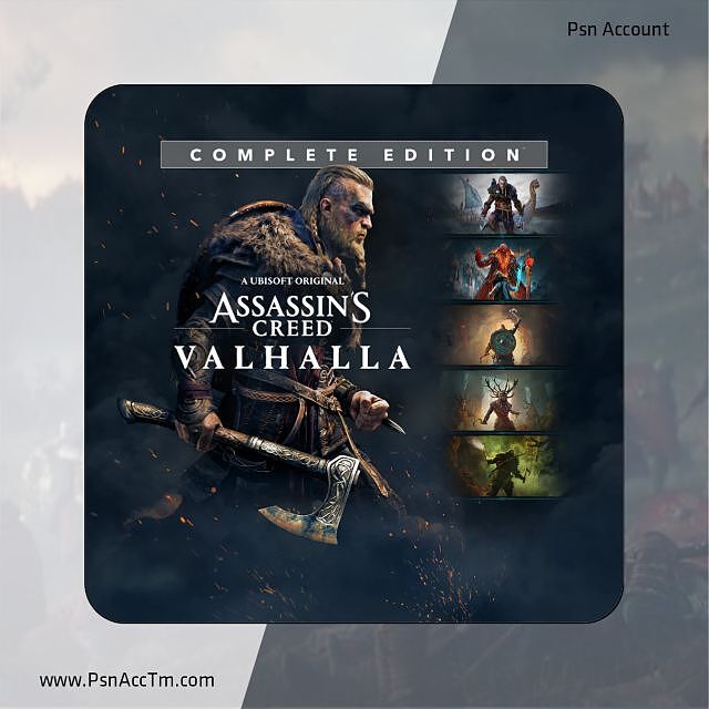 اکانت قانونی بازی Assassin's Creed Valhalla Complate Edition برای کنسول PS4 و PS5