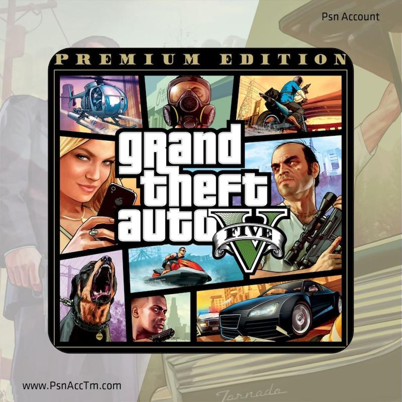 اکانت قانونی بازی    Grand Theft Auto V Premium Edition | برای کنسول PS4 & PS5