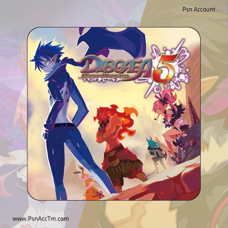 اکانت قانونی بازی   Disgaea 5: Alliance of Vengeance | برای کنسول PS4 & PS5  