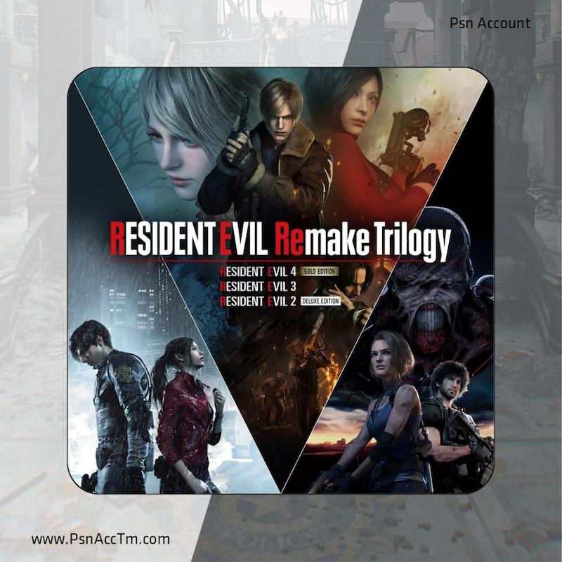 اکانت قانونی باندل Resident Evil Remake Trilogy برای کنسول PS4 و PS5