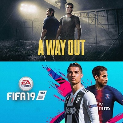 اکانت قانونی بازی  FIFA 19 + A Way Out برای کنسول PS4 و PS5