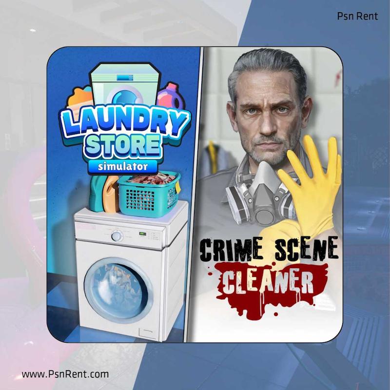 اجاره اکانت قانونی   Laundry Store Simulator & Crime Scene Cleaner برای PS5  