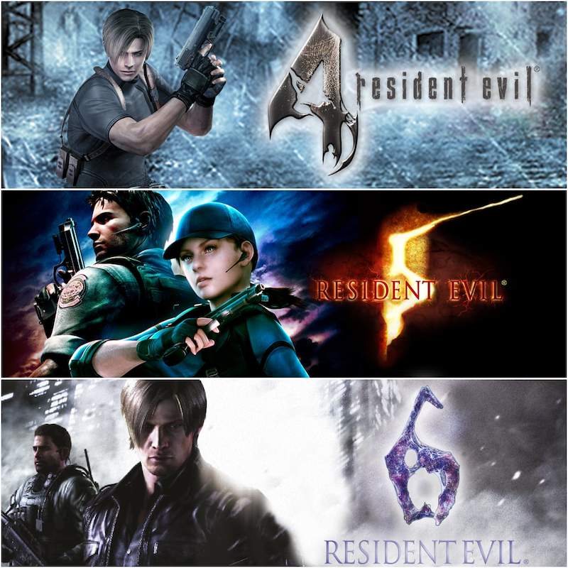 خرید اکانت قانونی بازی Resident Evil Triple Pack کاور سه گانه رزیدنت اویل تریپل پک