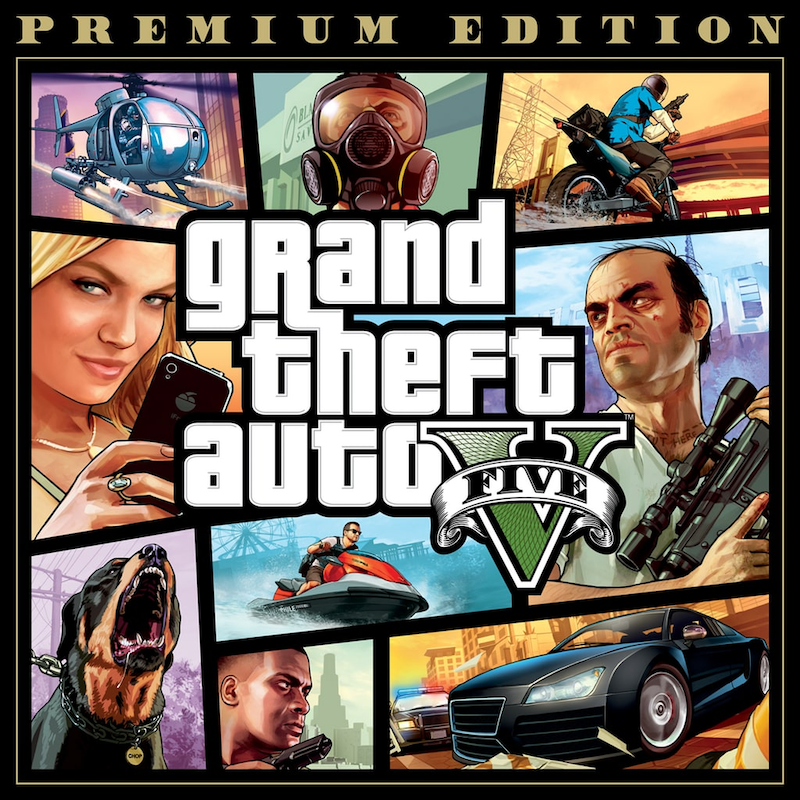  خرید اکانت قانونی بازی Grand Theft Auto V Premium Edition کاور بازی جی تی ای وی پریمیوم ادیشن
