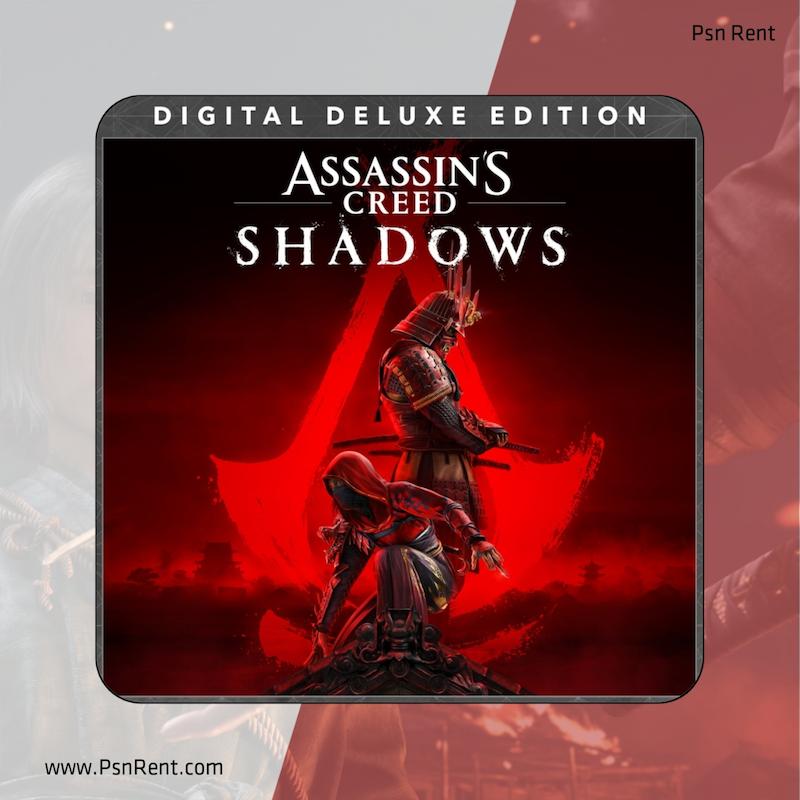 خرید و اجاره بازی Assassin's Creed Shadows Digital Deluxe / اساسین کرید شادوز دیجیتال دلوکس برای PS5 و PS4 / پی اس فایو و پی اس فور
