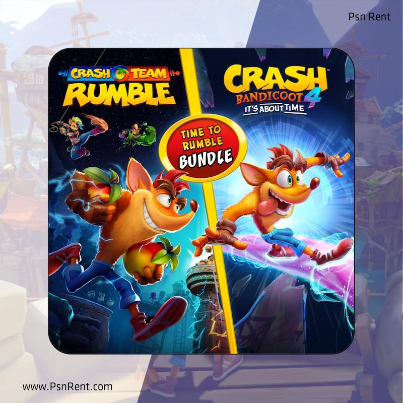 خرید و اجاره Crash Team Rumble + Crash Bandicoot 4 Bundle برای PS5 و PS4 / پی اس فایو و پی اس فور
