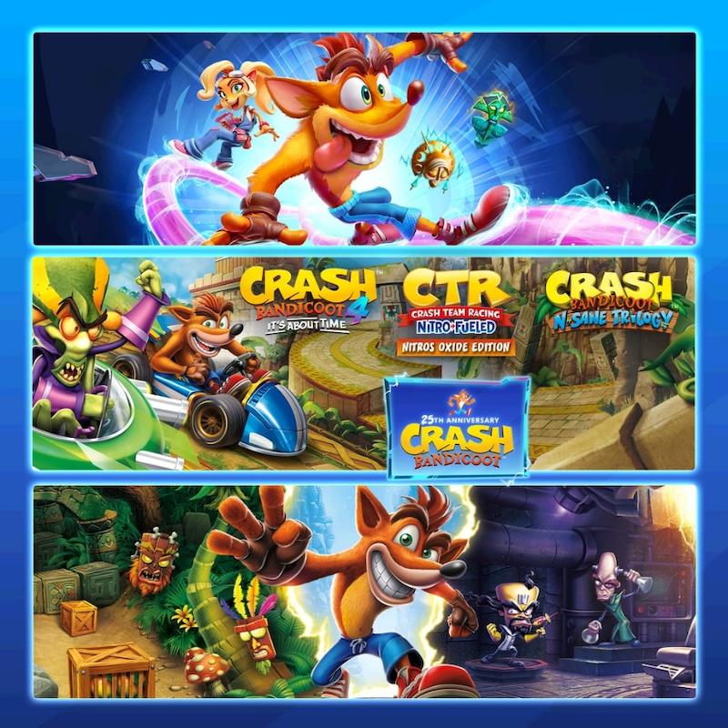 خرید و اجاره بازی Crash Bandicoot Crashiversary Bundle / باندل کراش برای PS5 و PS4 / پی اس فایو و پی اس فور