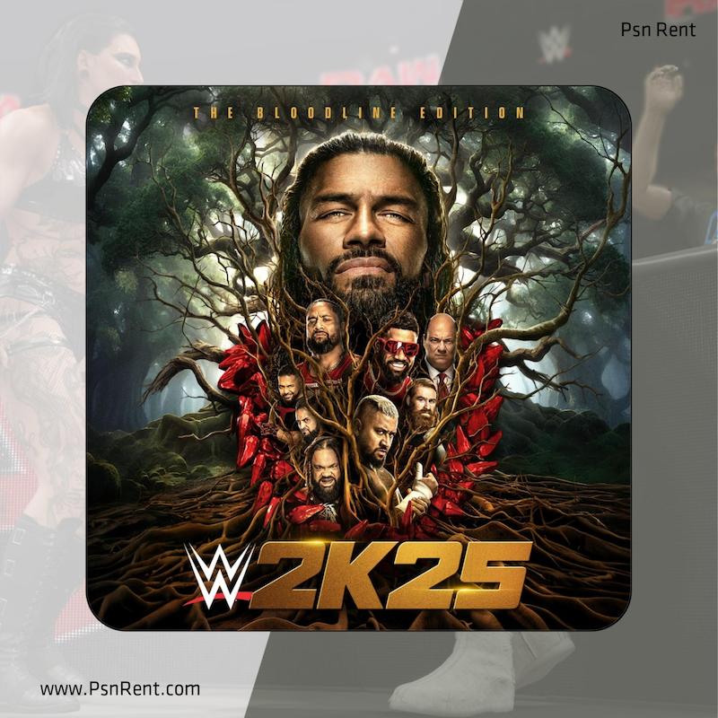 خرید و اجاره بازی WWE 2K25 The Bloodline Edition / دبلیودبلیوئی 2کی25 بلادلاین برای PS5 و PS4 / پی اس فایو و پی اس فور