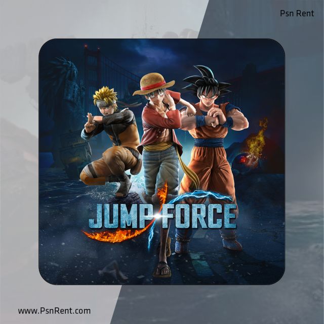 جامپ فورس، Jump Force، شخصیت‌های انیمه، مبارزه انیمه‌ای، گون، ناروتو، گوکو، بازی مبارزه‌ای، پلی‌استیشن ۴، اجاره اکانت قانونی