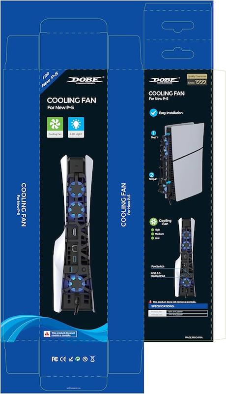 فن خنک کننده پلی استیشن 5 اسلیم Dobe TP5-3538S