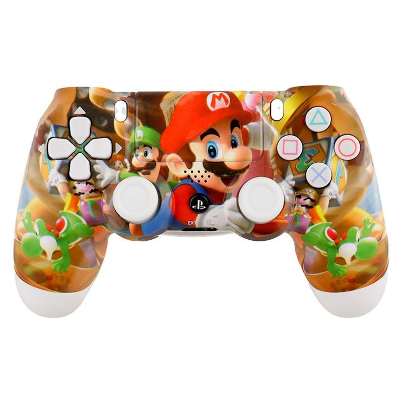 دسته بازی بی سیم سونی Dualshock 4 High Copy درجه یک طرح Super Mario مناسب برای PS4