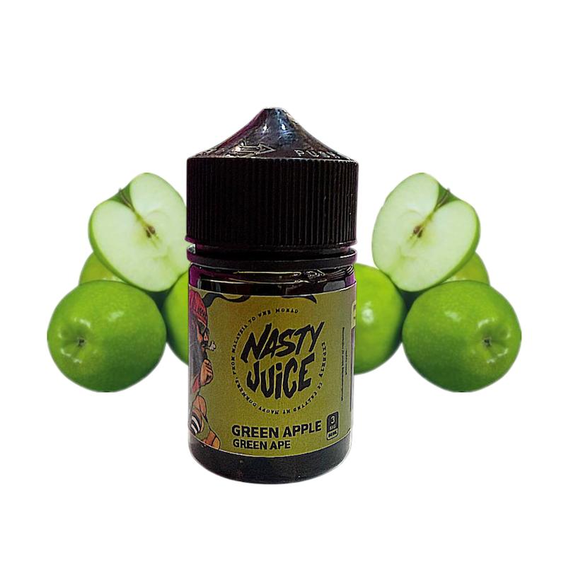 جویس نستی 60 میل نیکوتین 3 | Nasty Juice 60ml Nic 3 سیب سبز یخ