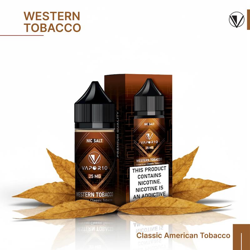 سالت 30 میل ویپرتن Vapor10 نیکوتین 25 تنباکو خشک