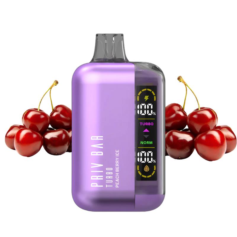 یکبار مصرف پرایو بار ۱۵۰۰۰ پاف | Priv Bar 15000 Puffs Disposable Vape گیلاس