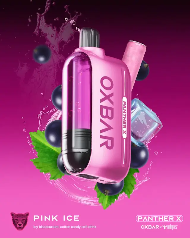  یکبار مصرف شاهتوت یخ 50000 پک دکترویپ و اکسبار نیکوتین 20 | خرید DRVape X Oxbar Panther X 50000 Puff 20mg