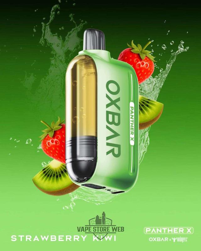 یکبار مصرف کیوی توتفرنگی 50000 پک دکترویپ و اکسبار نیکوتین 20 | خرید DRVape X Oxbar Panther X 50000 Puff 20mg
