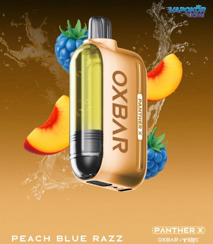  یکبار مصرف هلو تمشک آبی 50000 پک دکترویپ و اکسبار نیکوتین 20 | خرید DRVape X Oxbar Panther X 50000 Puff 20mg