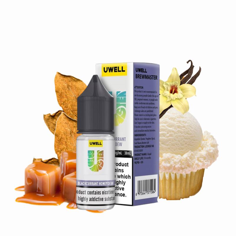 سالت 10 میل یوول نیکوتین 50 | Uwell Salt 10ml 50mg تنباکو کارامل وانیل VCT