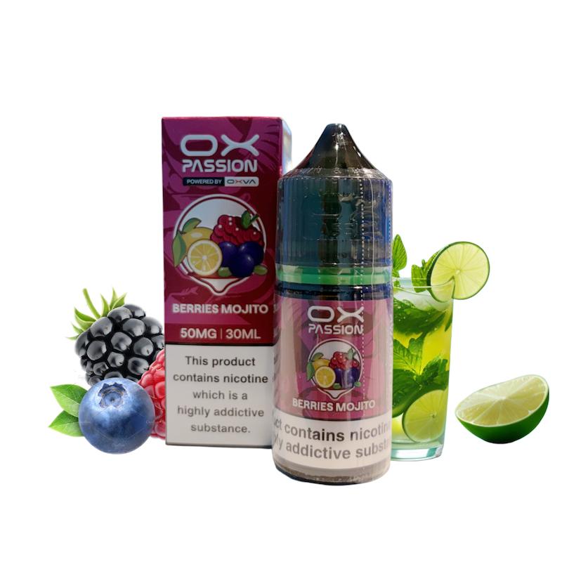 سالت 30 میل اکسوا نیکوتین 50 | Oxva Salt 30ml 50mg تمشک موهیتو