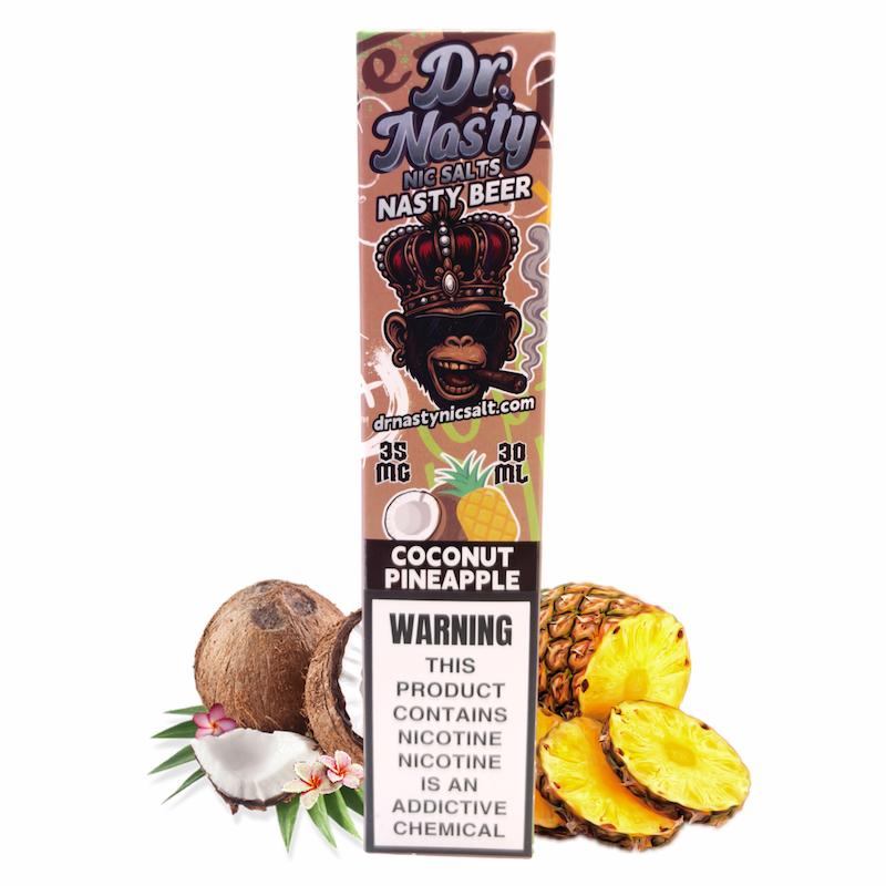سالت دکتر نستی 30 میل نیکوتین 35 | Dr.Nasty Salt 30ml 35mg نارگیل آناناس