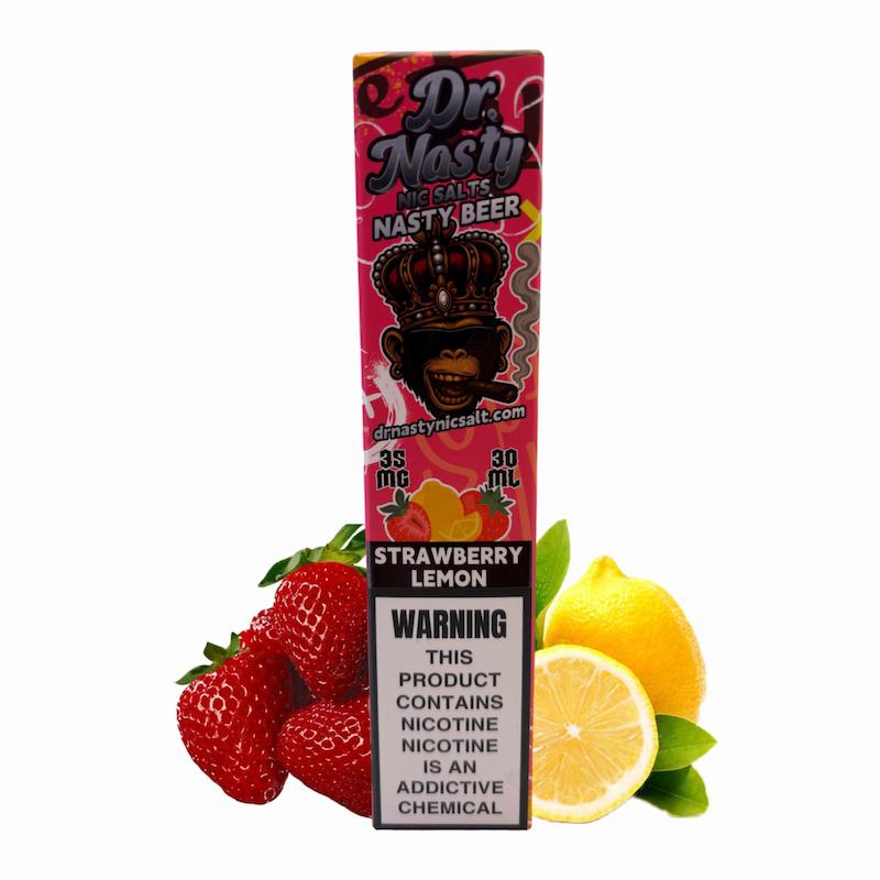 سالت دکتر نستی 30 میل نیکوتین 35 | Dr.Nasty Salt 30ml 35mg توتفرنگی لیمو