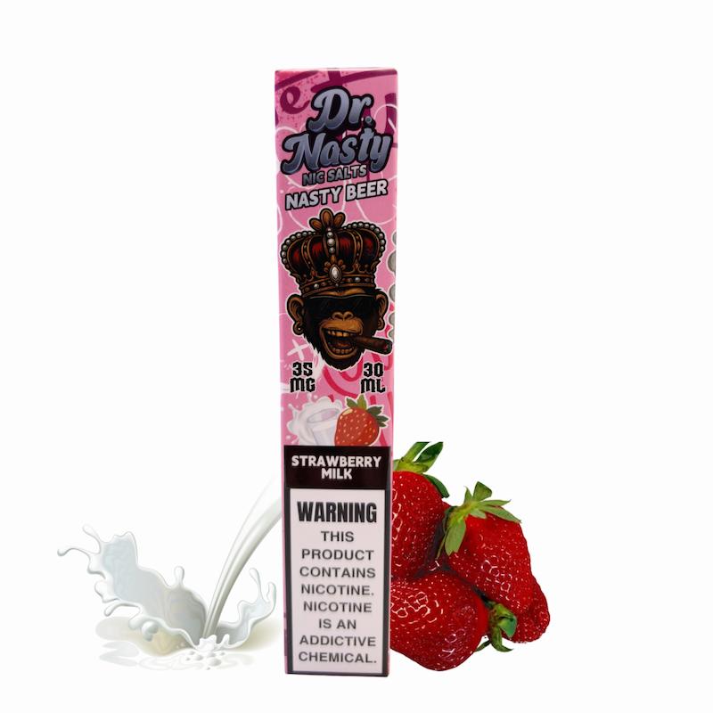 سالت دکتر نستی 30 میل نیکوتین 35 | Dr.Nasty Salt 30ml 35mg شیر توتفرنگی